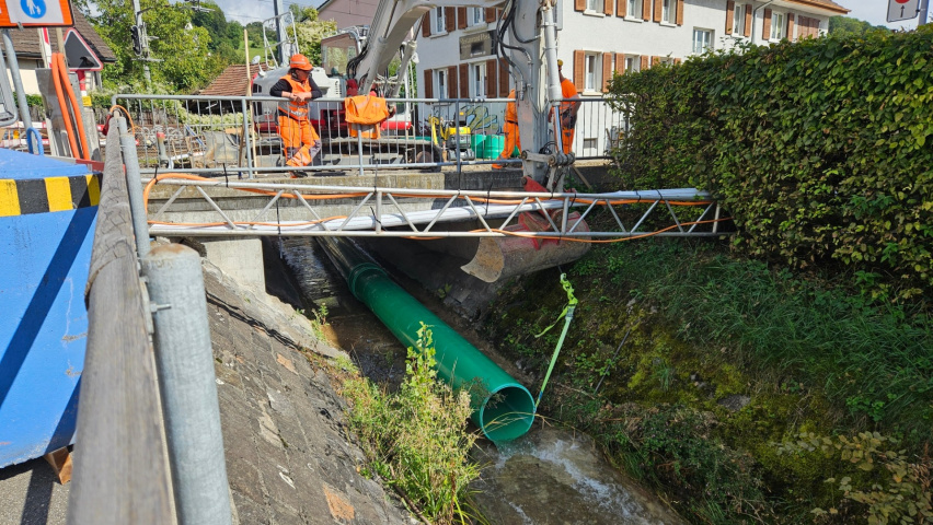 Bild der Baustelle